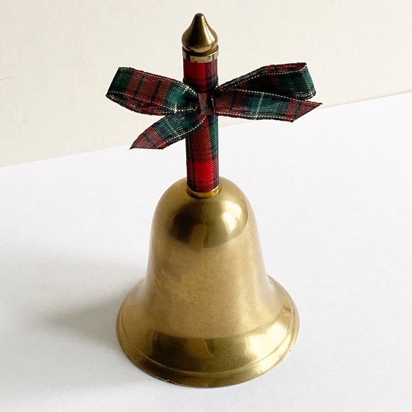 Vintage Christmas Collectible Brass Bell - Picture 3 of 6
